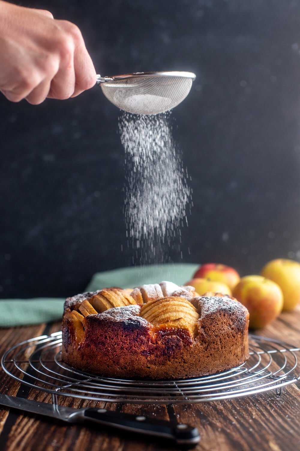 Gluten Free Honey Apple Cake : gorgeous dessert perfect for Rosh Hashanah |  gfJules