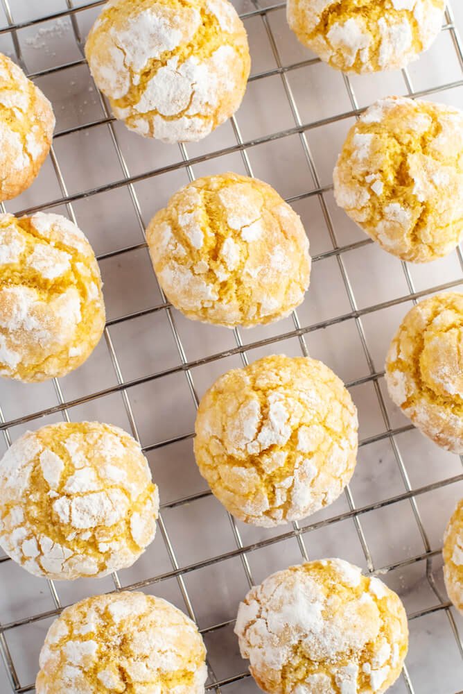 Lemon Cake Mix Cookies - No Spoon Necessary