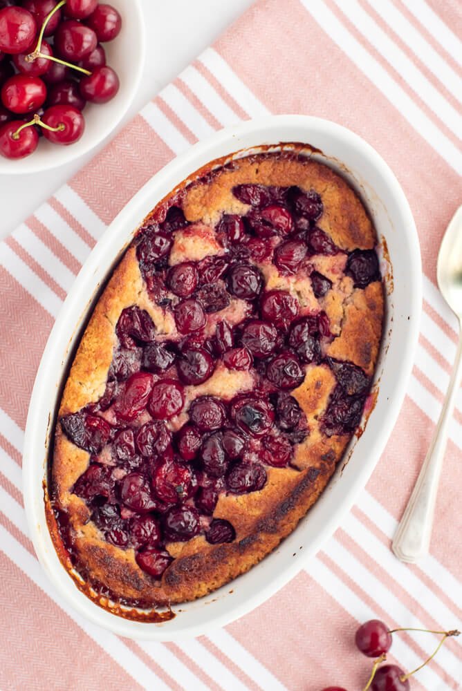 Sour Cherry Pudding Recipe | The Gourmet Larder