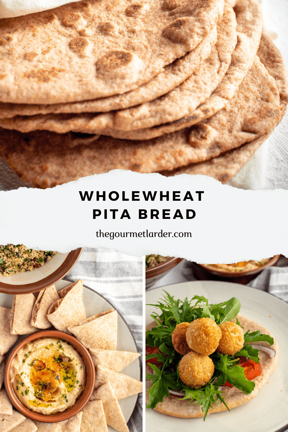 Whole-Wheat Pita Bread – Pinterest
