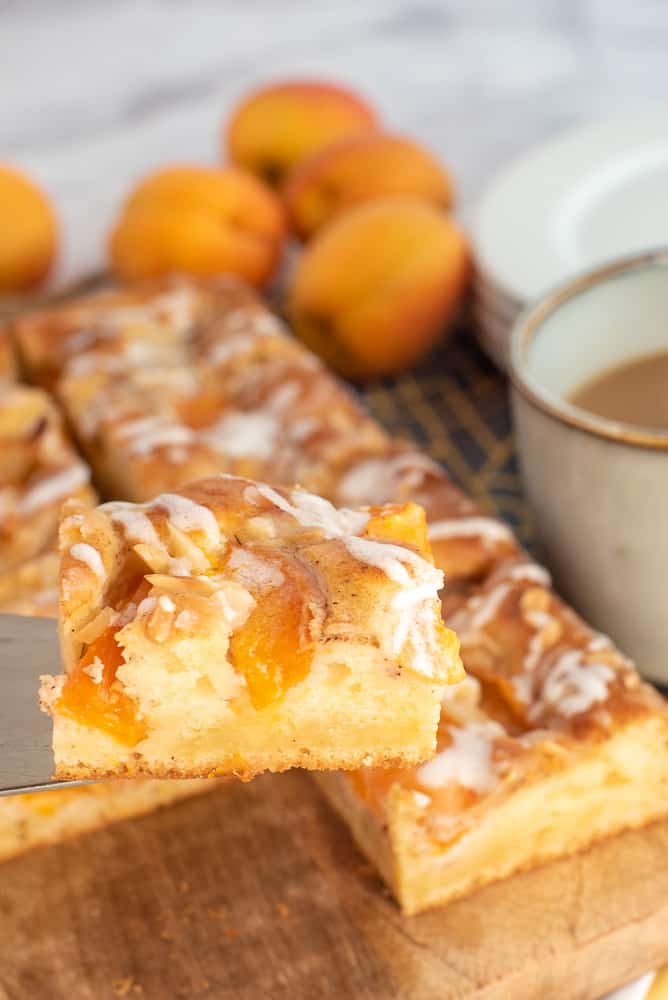 Gluten Free Apricot Cake with Pine Nuts | A Healthy Life for Me