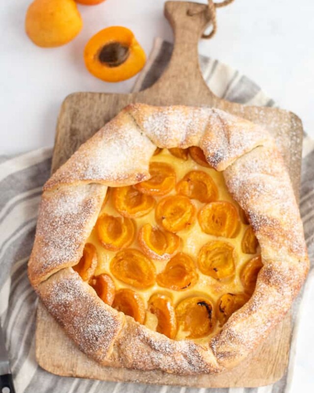 Apricot Semolina Galette