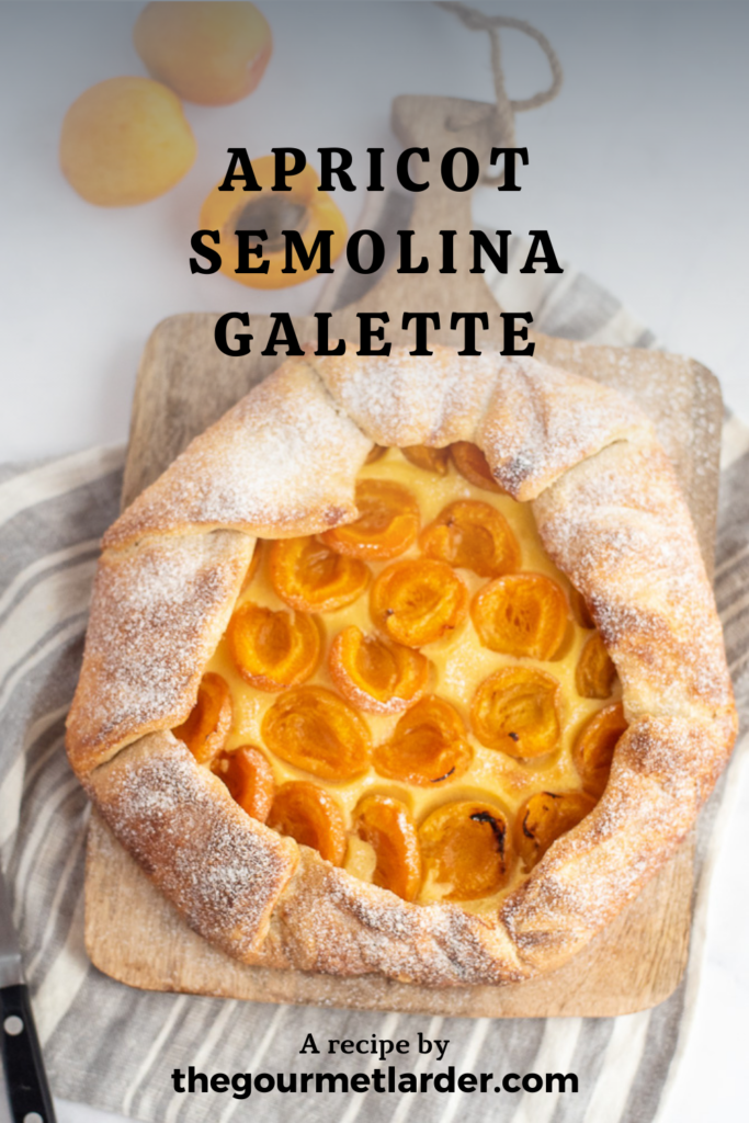 Apricot Semolina Galette