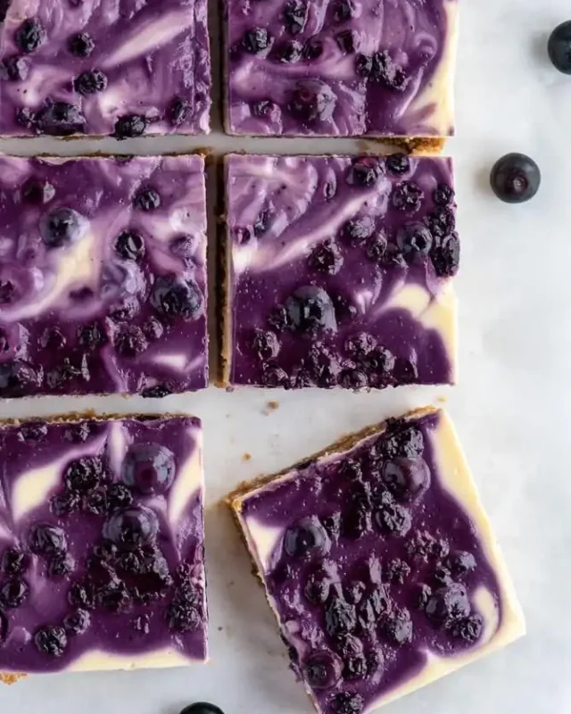 Blueberry Cheesecake Bars
