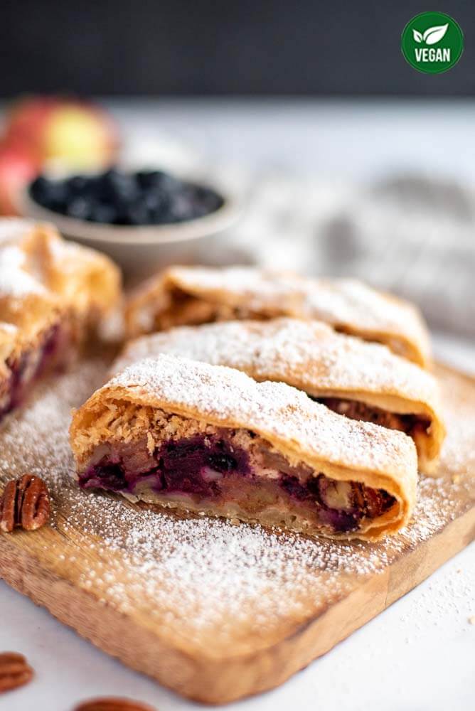 Apple And Blueberry Strudel