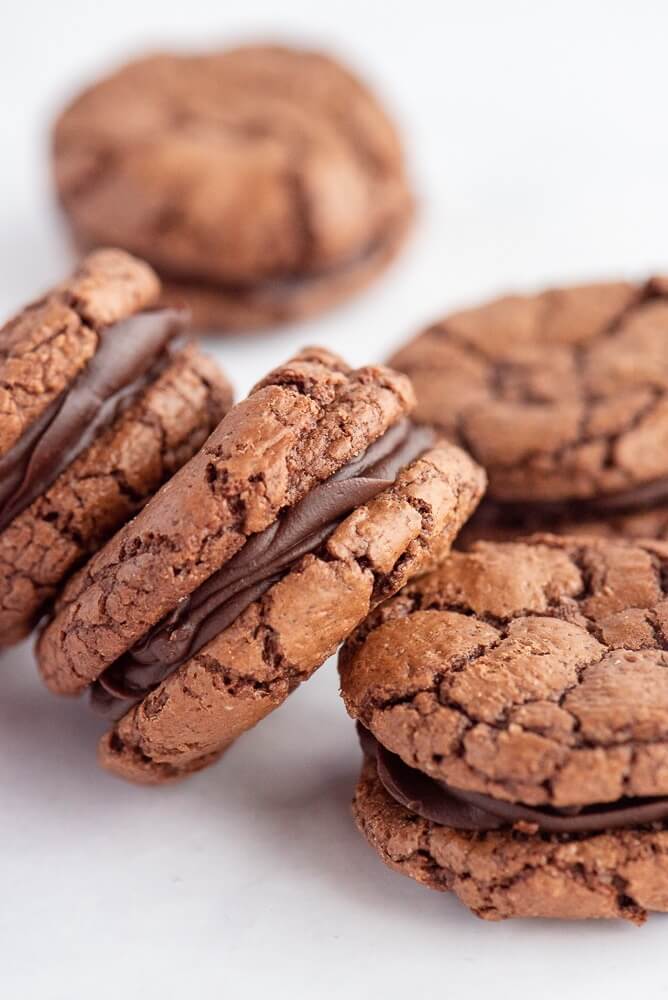 Chocolate Orange Sandwich Cookies Recipe - The Gourmet Larder