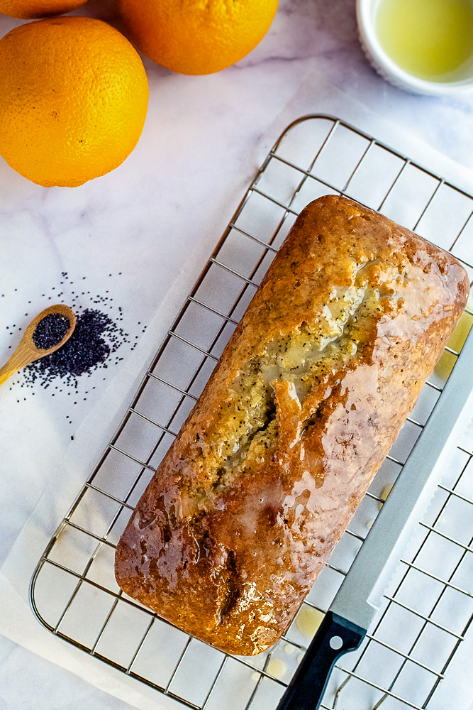 Orange Poppy Seed Dizzle Cake – preparation step 3