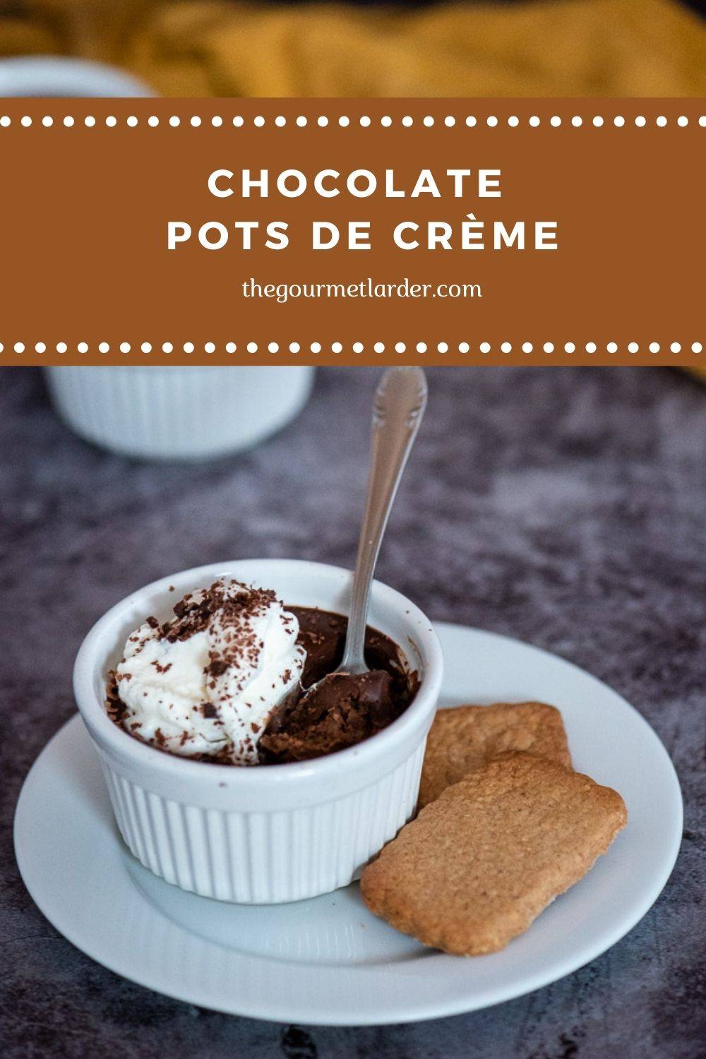 Cherry Chocolate Pots De Crème Pinterest image