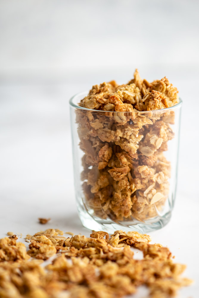 Crumble oat topping