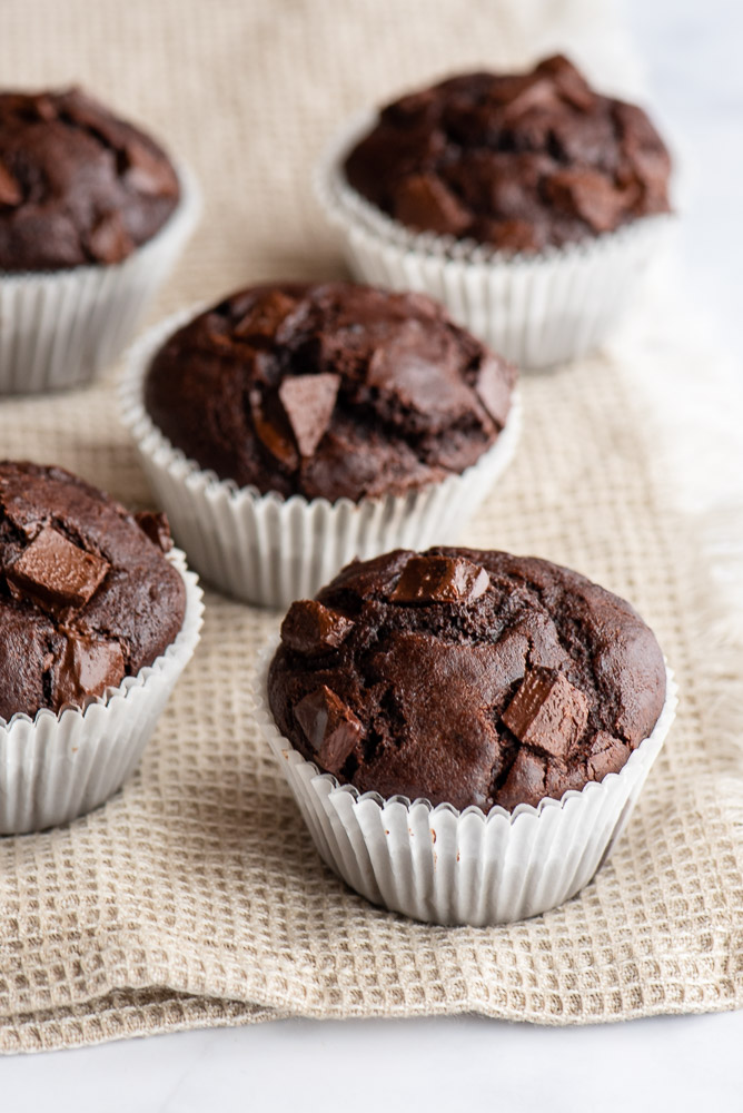 Double Chocolate Espresso Muffins – preparation step 5