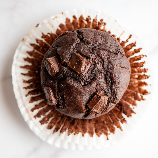 Double Chocolate Espresso Muffins – preparation step 9