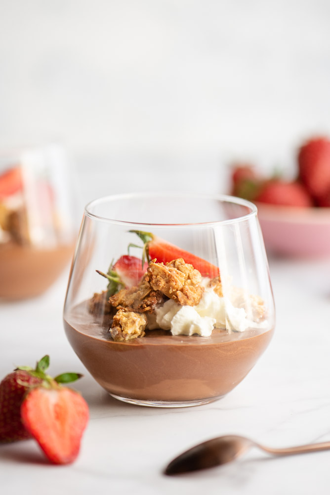 Vegan Chocolate Mousse – preparation step 1