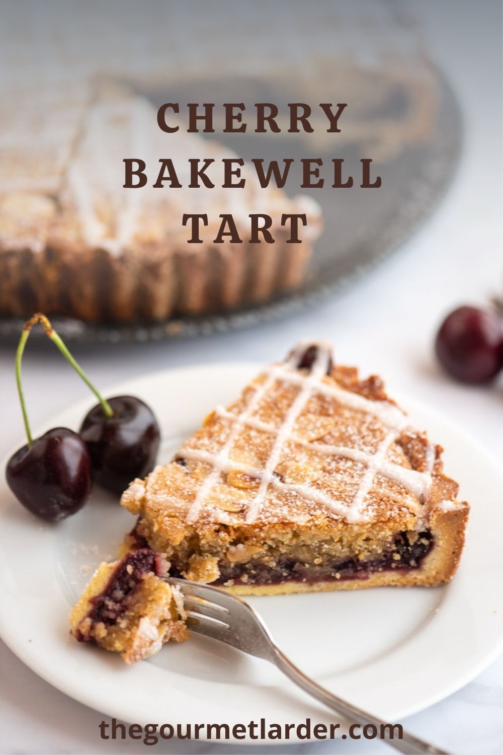 Cherry Bakewell Tart – preparation step 2