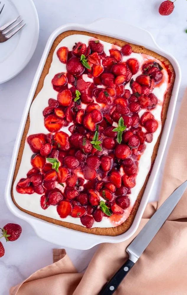 Strawberry Chiffon Cake