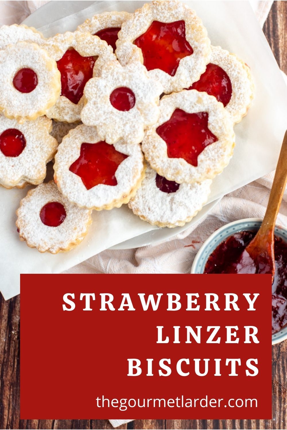 Strawberry Linzer Biscuits – Pinterest