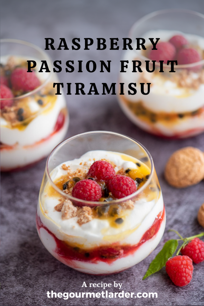 Raspberry Passion Fruit Tiramisu