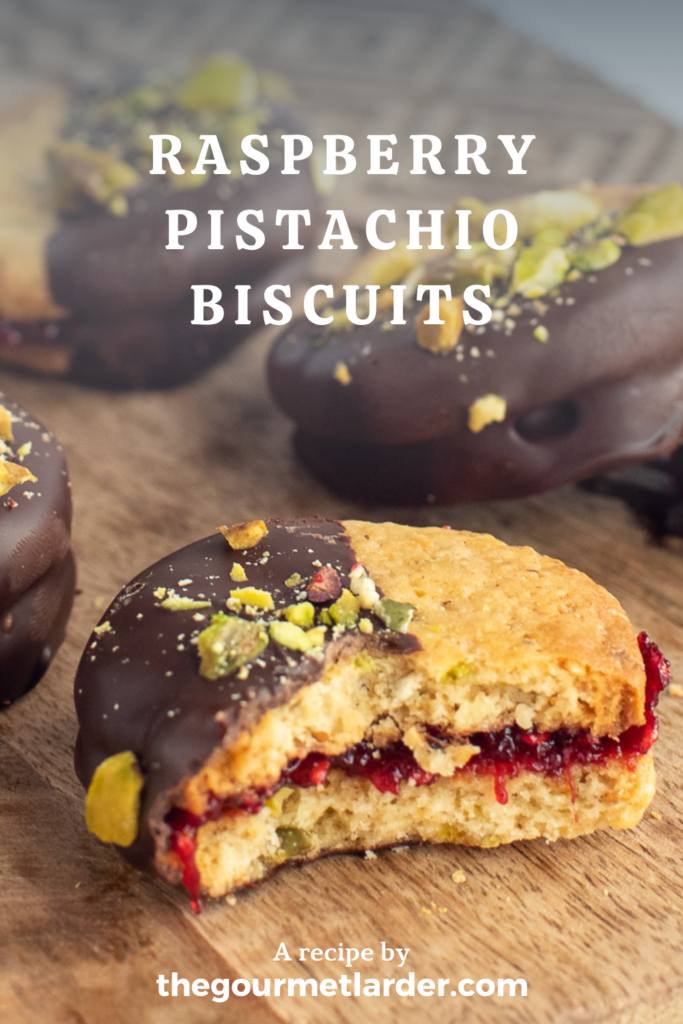 Raspberry Pistachio Biscuits