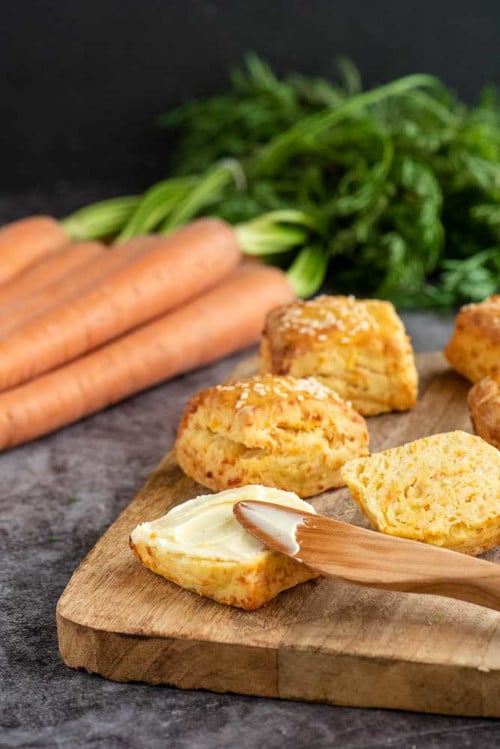 Tahini & Carrot Scones – preparation step 17