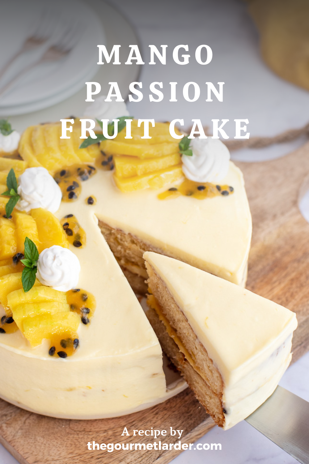 Mango Passion Fruit Cake – Pinterest