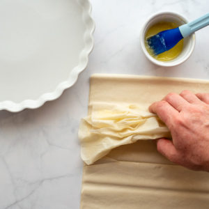 Filo Vanilla Custard Pie