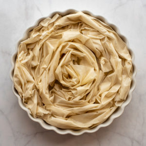 Filo Vanilla Custard Pie – preparation step 3