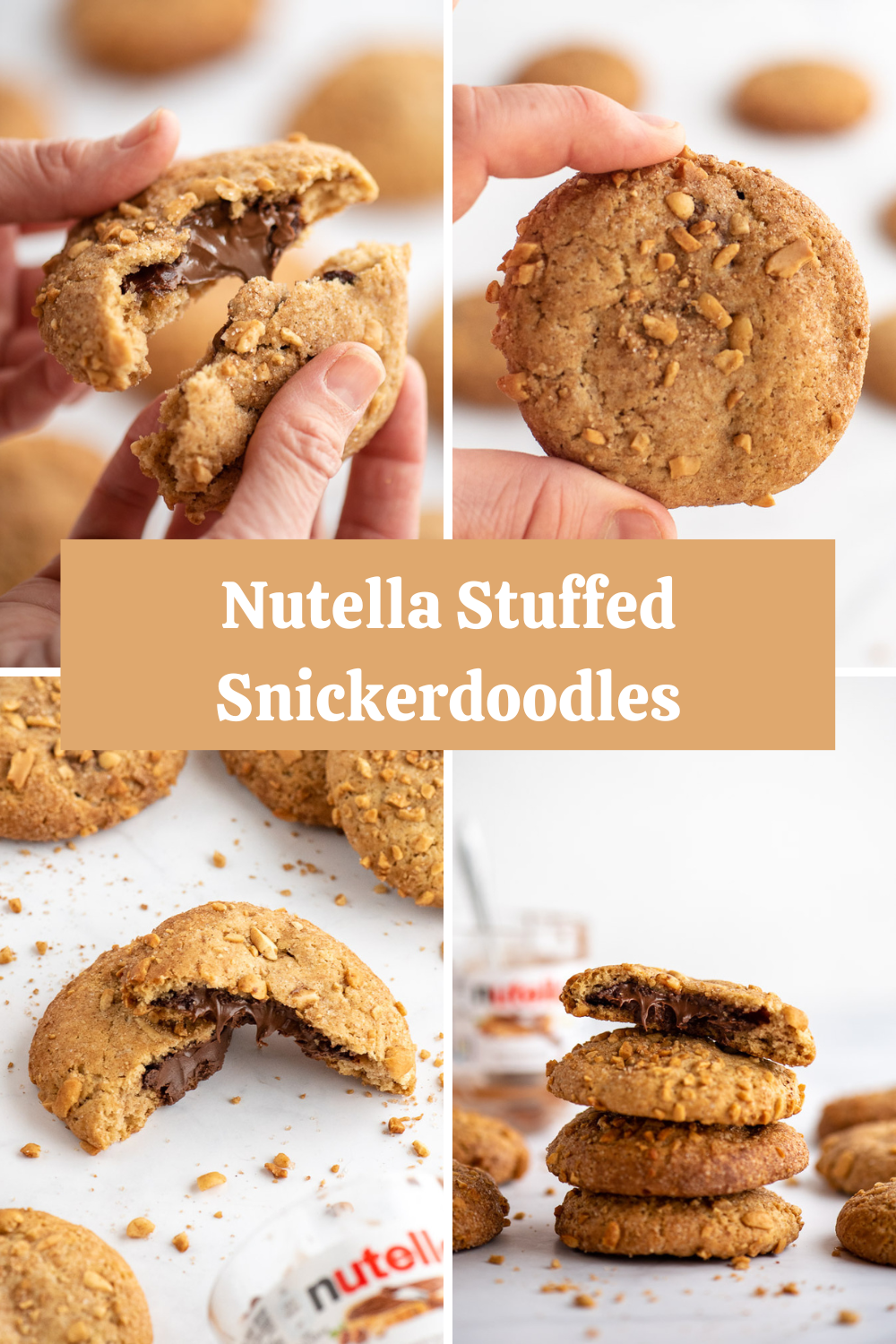 Nutella Stuffed Snickerdoodles –Pinterest