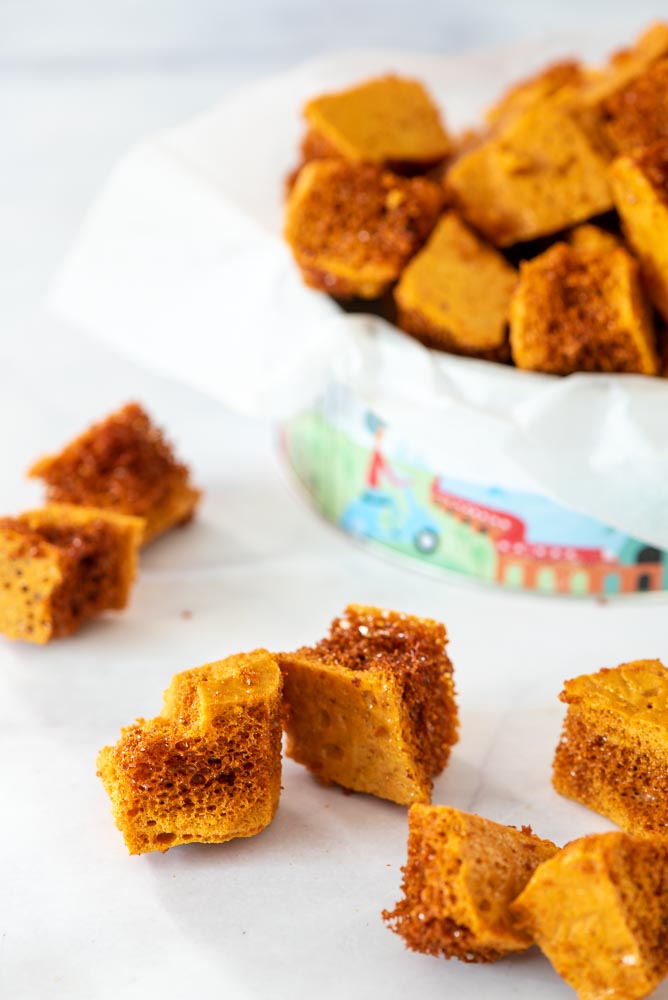 Honeycomb / Cinder Toffee – preparation step 7