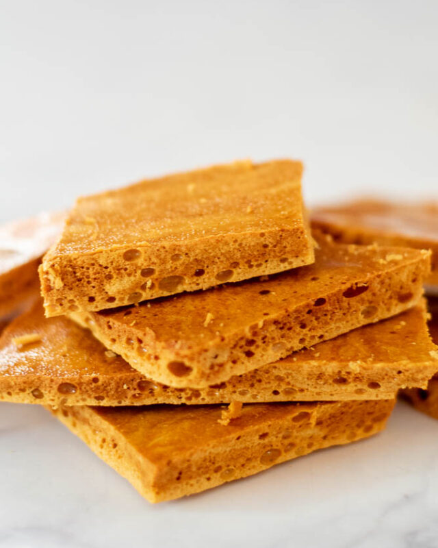 Honeycomb / Cinder Toffee – preparation step 5