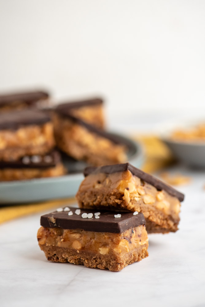 Millionaire’s Biscoff Bars – preparation step 4