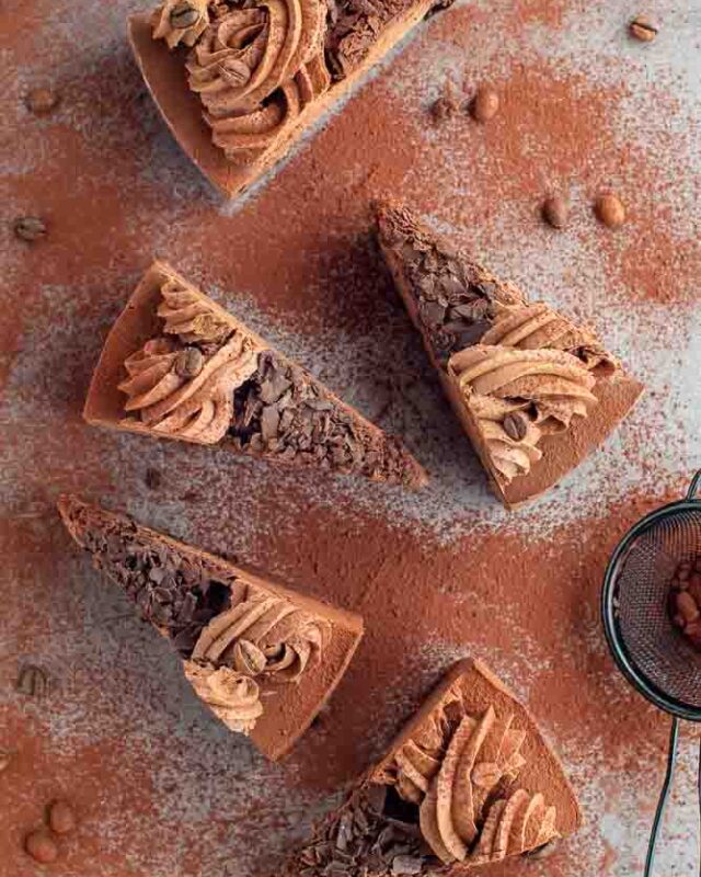 No-Bake Espresso Chocolate Cheesecake – preparation step 5