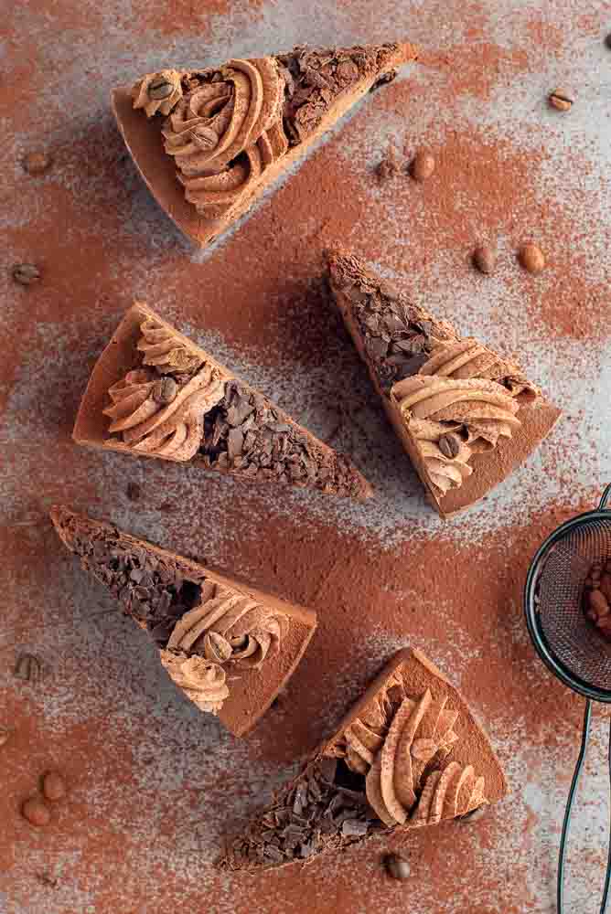 No-Bake Espresso Chocolate Cheesecake – preparation step 5