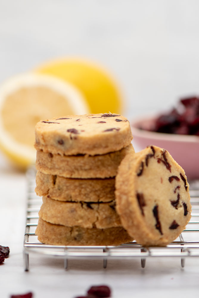 Cranberry Lemon Shortbread – preparation step 5