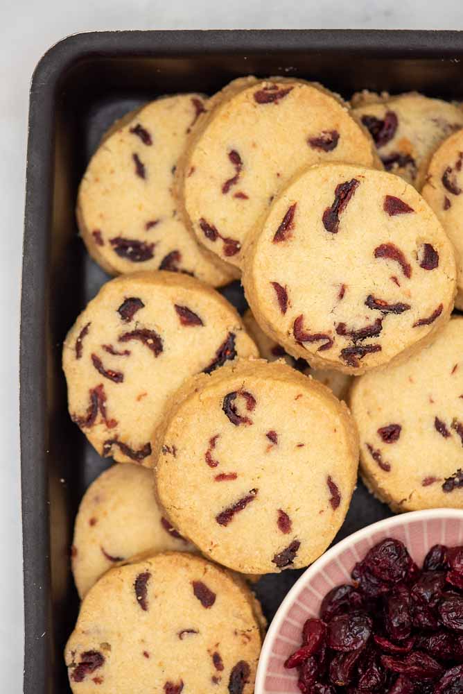 Cranberry Lemon Shortbread – preparation step 4