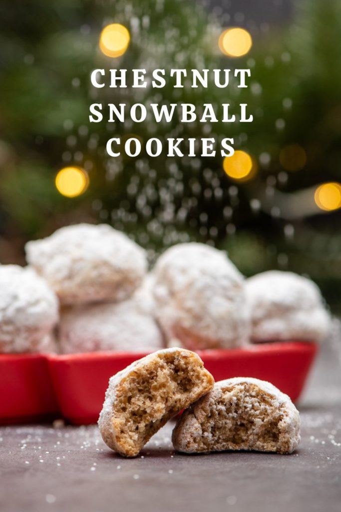 Chestnut Snowball Cookies – preparation step 3