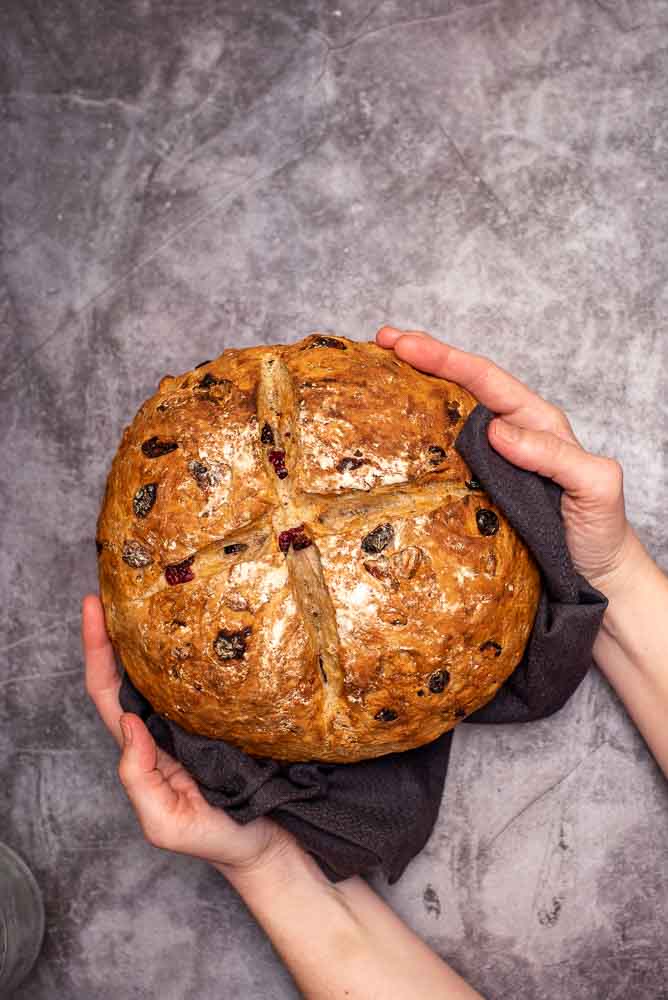 Fig, Cranberry & Walnut Bread – preparation step 10
