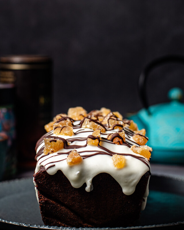 Spiced Ginger & Chocolate Loaf Cake