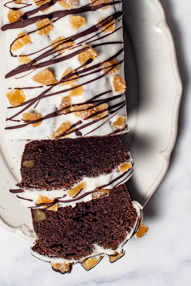 Spiced Ginger & Chocolate Loaf Cake – preparation step 4