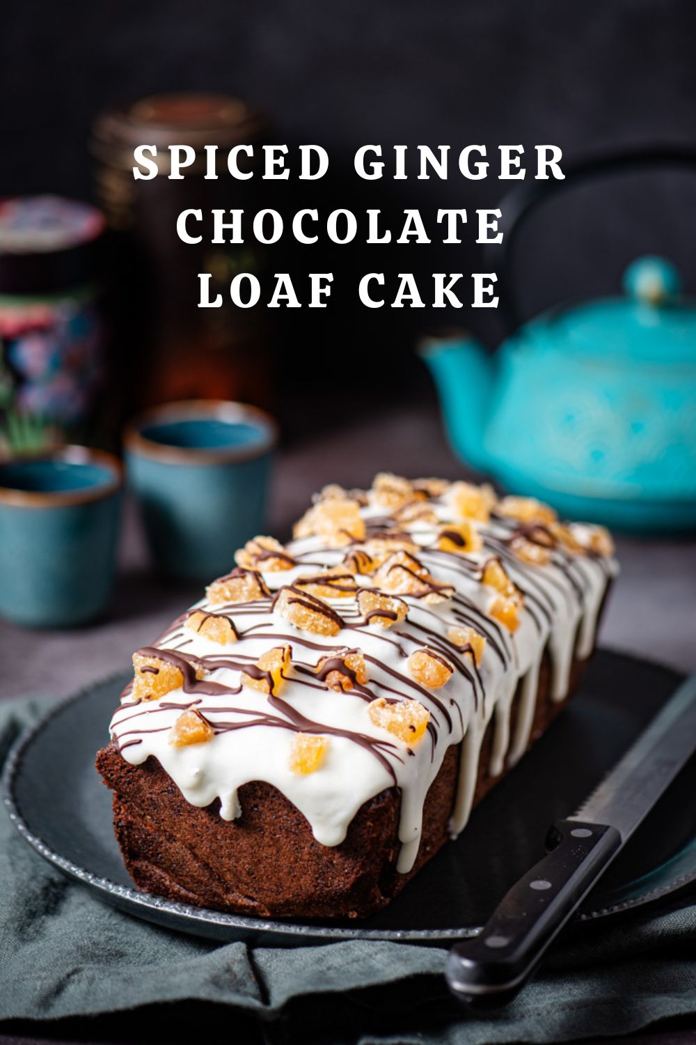Spiced Ginger Chocolate Loaf Cake – pinterest