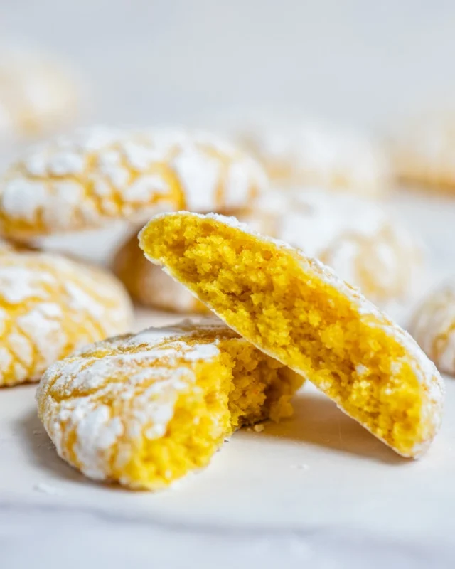 Lemon Crinkle Cookies