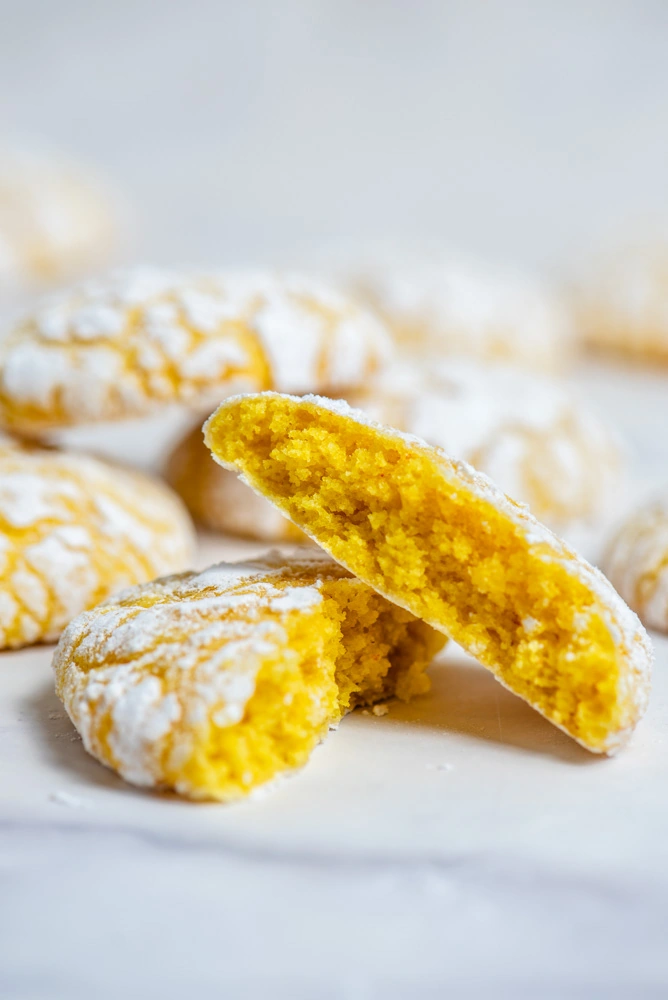 Lemon Crinkle Cookies