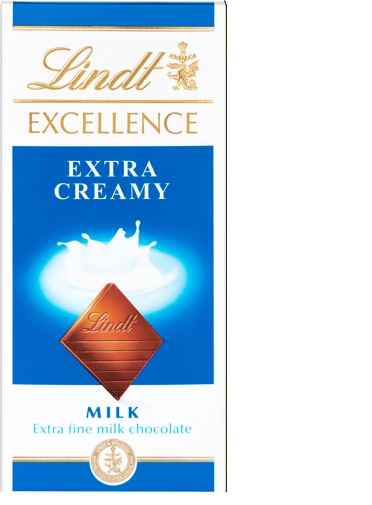 Lindt milk chocolate bar